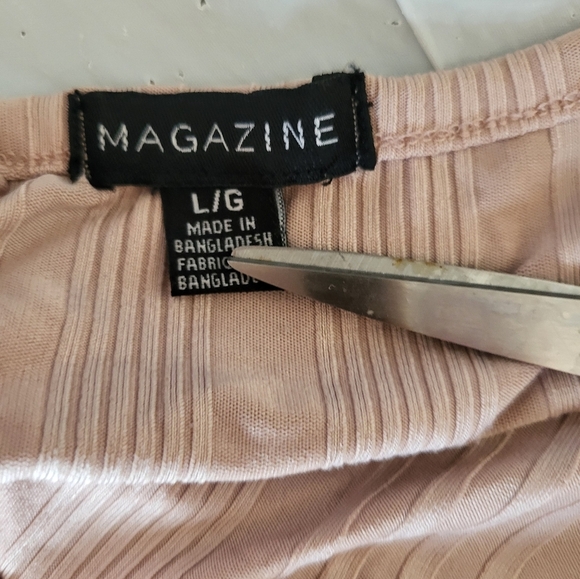 Magazine Chic Sleeveless Dress in Soft Pink, Size Large - Picture 3 of 4